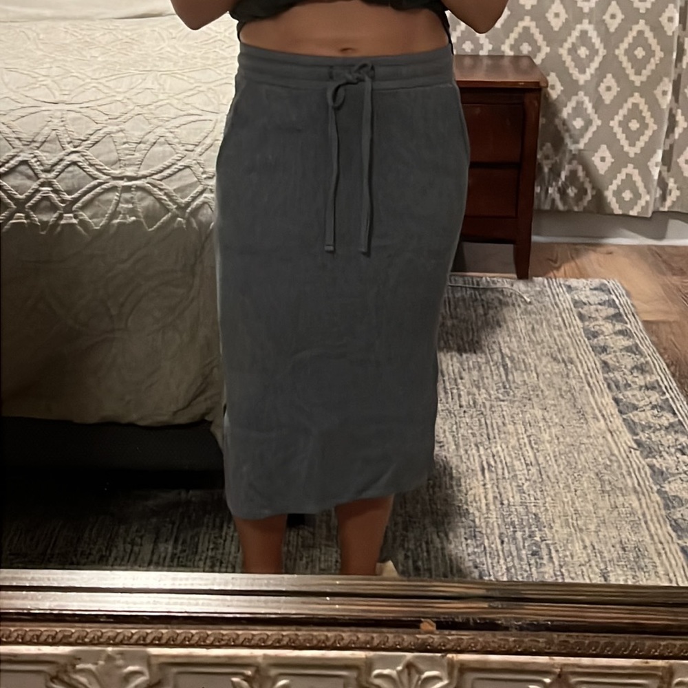 NWT Loft MIDI Drawstring Skirt - Picture 5 of 6